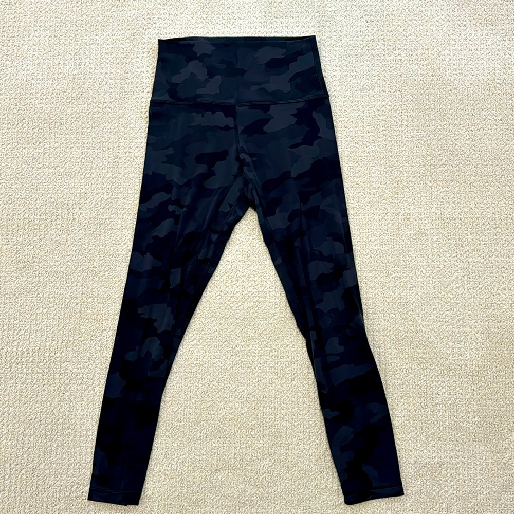 Lululemon wunder train high rise camo legging